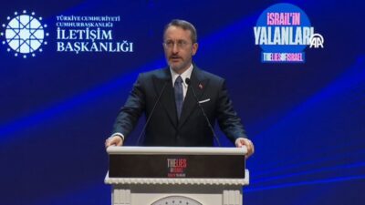 İletişim Başkanı Fahrettin Altun, The Lies of Israel Platformu Lansman