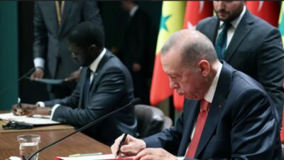 Başkan Recep Tayyip Erdoğan ve Senegal Cumhurbaşkanı Beşir Cuma Fay