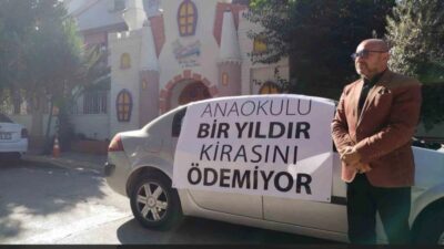 İzmir'in Bornova ilçesinde bulunan özel bir anaokulu işleten kiracısından 1