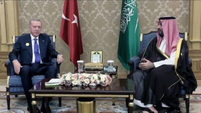Cumhurbaşkanı Recep Tayyip Erdoğan, Suudi Arabistan Veliaht Prensi Muhammed bin