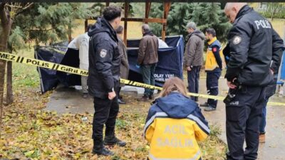 Edirne'de Sema Tohumcular (48), özel bir hastanenin yanındaki parkta ölü