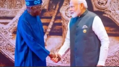 Nijerya Devlet Başkanı Bola Ahmed Tinubu, Abuja'da temaslarda bulunan Hindistan