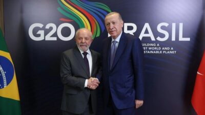 Cumhurbaşkanı Recep Tayyip Erdoğan, G20 Liderler Zirvesi’ne katılmak üzere Brezilya’ya
