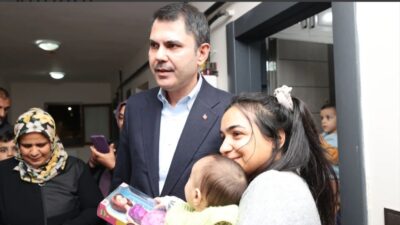 Çevre, Şehircilik ve İklim Değişikliği Bakanı Murat Kurum, Adıyaman’da depremde
