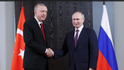 Cumhurbaşkanı Recep Tayyip Erdoğan, Rusya Devlet Başkanı Vladimir Putin ile