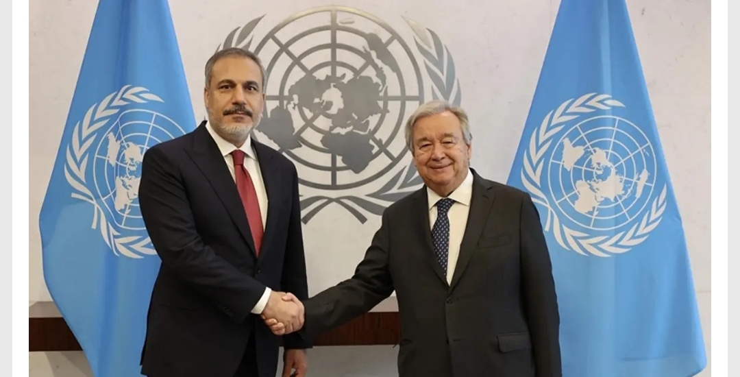 Dışişleri Bakanı Hakan Fidan, Birleşmiş Milletler Genel Sekreteri Antonio Guterres