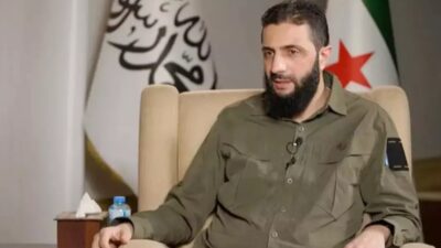 Heyet Tahrir Şam'ın (HTŞ) lideri Ahmed eş-Şera (Ebu Muhammed el-Culani),