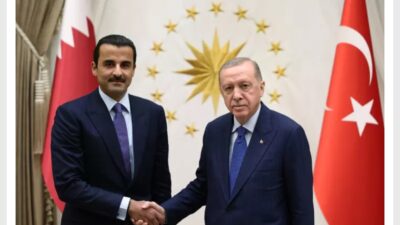 Başkan Recep Tayyip Erdoğan, Katar Emiri Şeyh Temim bin Hamed