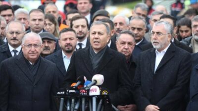 İçişleri Bakanı Ali Yerlikaya, Milli Savunma Bakanı Yaşar Güler ile