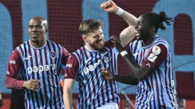 Trabzonspor ‘Fırtına' gibi başladı; 6'da Batagov, 13'te Banza attı. 31'de