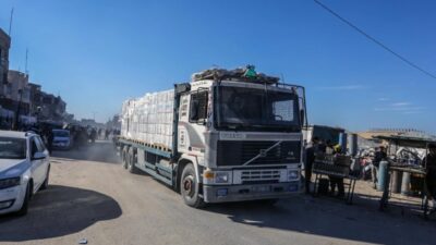 Gazze Şeridi'ne, ateşkesin başlangıcından bu yana, anlaşmaya göre planlanan 3