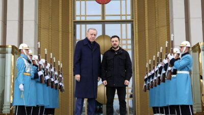 Ukrayna Devlet Başkanı, değerli dostum Sayın Zelenski’ye ülkemizi ziyaretleri için