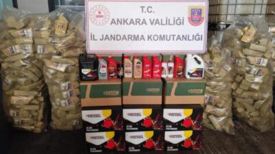 Ankara'nın Yenimahalle ilçesinde jandarma ekiplerince düzenlenen operasyonda 59 bin litre