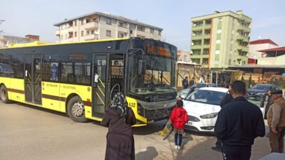 Yaşanan kazada neyseki can kaybı yaşanmadı.