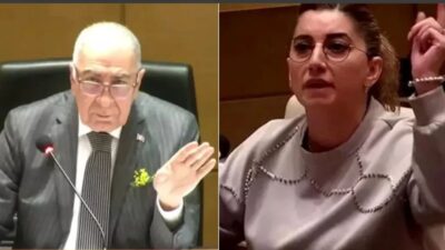 Kadıköy Belediyesi Meclis toplantısında, AK Parti Grup Başkanvekili Elif Lale