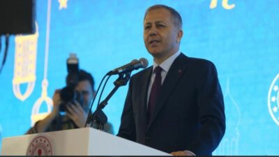 İçişleri Bakanı Ali Yerlikaya, İstanbul Saraçhane'deki gösteri sonrası Cumhurbaşkanı Recep