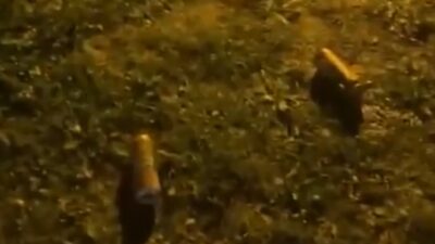 Ekrem İmamoğlu'nun tutuklanmasının ardından Saraçhane'de protestolarına devam eden eylemcilerden bir