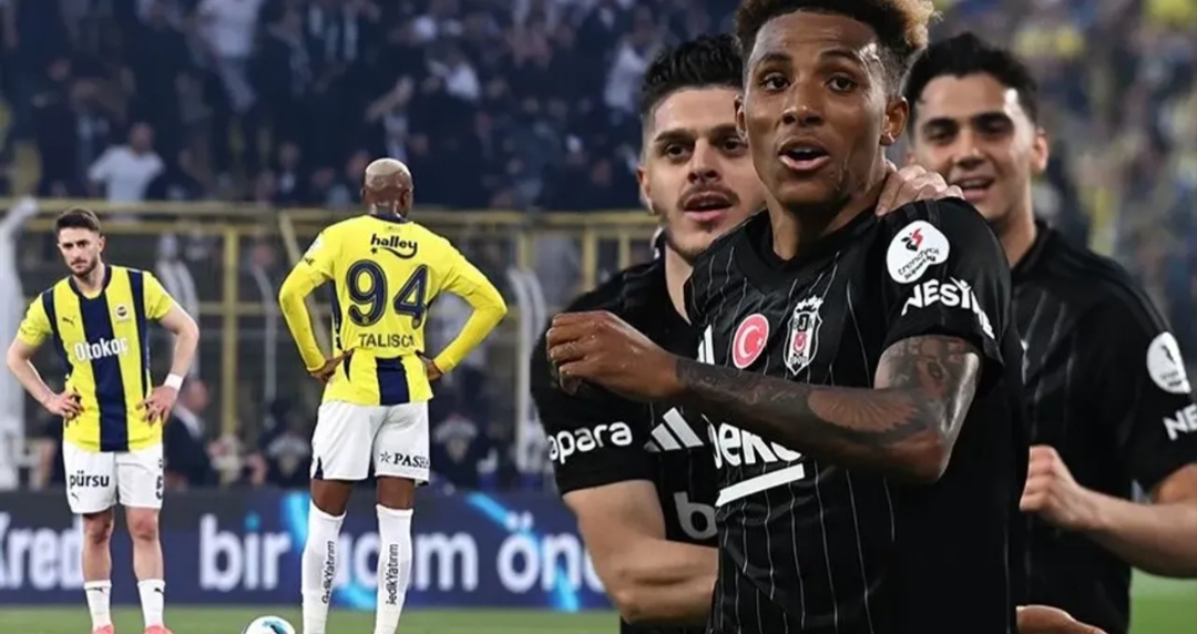 Trendyol Süper Lig’in 34’ncü haftasında Beşiktaş, deplasmanda Fenerbahçe’yi 1-0 mağlup