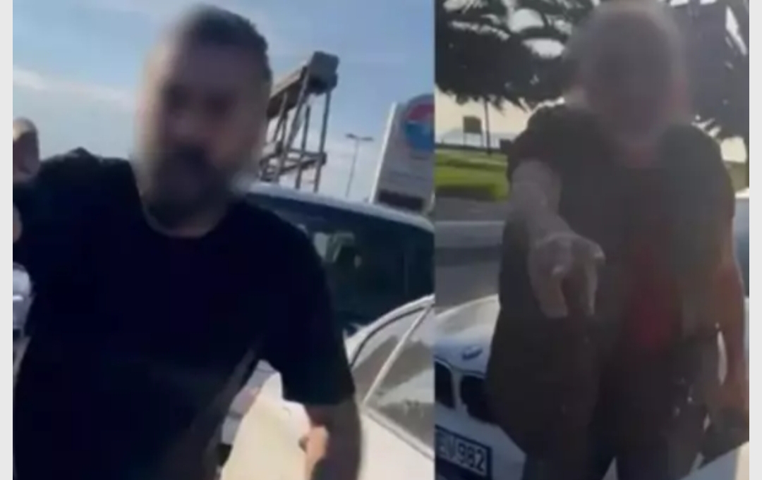 Maltepe sahil yolunda sola dönmek için duran kadın sürücü, yanındaki