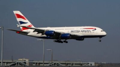 İngiltere merkezli British Airways’e ait San Francisco’dan Londra Heathrow Havalimanı’na