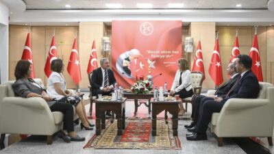 Kurban Bayramı dolayısıyla düzenlenen siyasi partiler arası bayramlaşma programı kapsamında