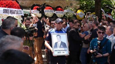 Evinde geçirdiği kaza sonucu hayatını kaybeden Ferdi Zeyrek'i son yolculuğuna