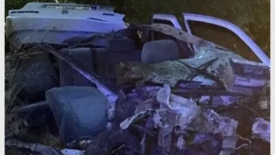 Balıkesir'in Susurluk ilçesinde emniyet şeridine çekilen tıra otomobilin çarpması sonucu