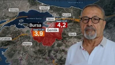 Bursa'nın Gemlik ilçesinde 3,9 büyüklüğündeki depremin ardından 4,2 büyüklüğünde bir
