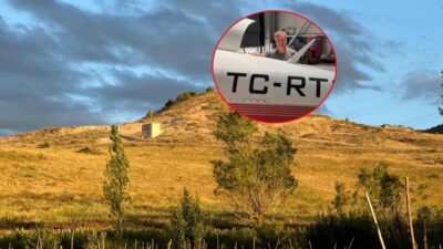 Bayburt-Erzurum kırsalı sınırlarında bir hava aracının düştüğü ihbarı üzerine ekipler