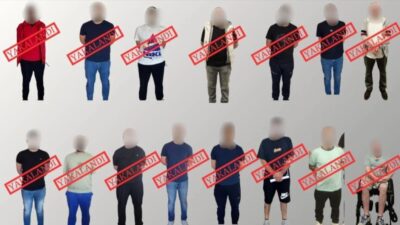 Kırmızı bültenle aranan 13, ulusal seviyede aranan 2, olmak üzere