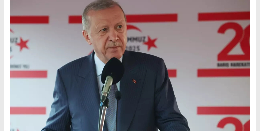 Başkan Erdoğan, Lefkoşa'da “20 Temmuz Barış ve Özgürlük Bayramı Resmi