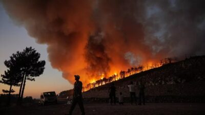 Bursa'nın Gürsu ve Kestel ilçeleri arasındaki orman yangını 3. gününde
