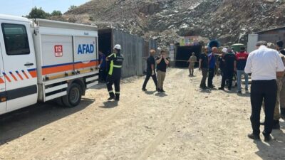 Elazığ'da bir maden ocağında göçük meydana geldi. Olay yerine AFAD,