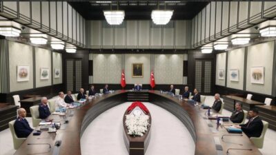 Cumhurbaşkanı Recep Tayyip Erdoğan başkanlığındaki Yüksek Askeri Şura (YAŞ) toplantısı