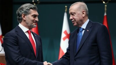 Başkan Erdoğan, Gürcistan Cumhurbaşkanı Mikheil Kavelashvili ile ortak basın toplantısında