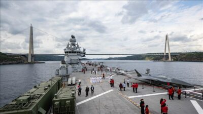 Türkiye'nin en büyük askeri gemisi TCG Anadolu, TEKNOFEST Mavi Vatan