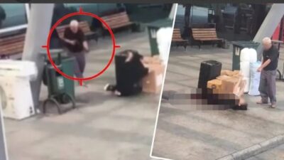 Osmaniye Şehirlerarası Otobüs Terminali'nde baba Mustafa B., kızı Nilgün K.'ye