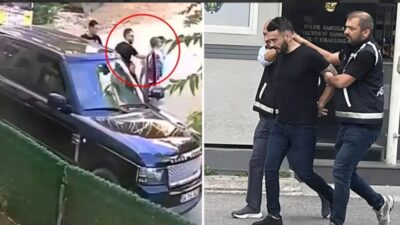 Kocaeli’nin Gebze ilçesinde çocukların gözü önünde babaya şiddet uygulayan şahsın,