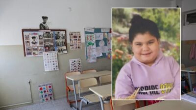 Nevşehir'de ilkokul öğrencisi Eylül Sözeri, öğle arasında yediği kekin boğazına