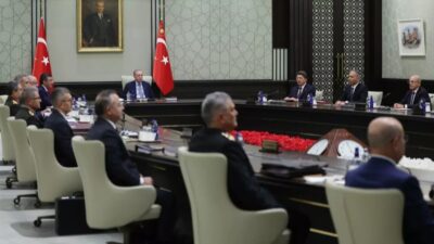 Başkan Erdoğan riyasetinde yapılan Milli Güvenlik Kurulu Toplantısı sona erdi.