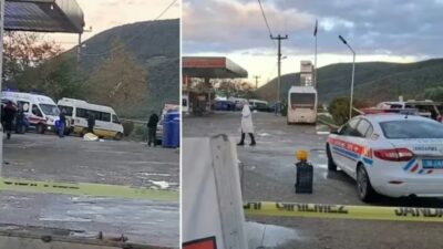 Bursa’nın İznik ilçesinde sabah saatlerinde bir benzinlikte çıkan silahlı çatışmada