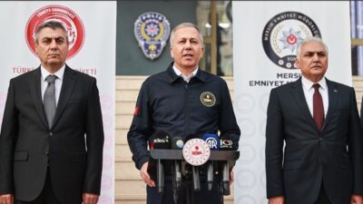 İçişleri Bakanı Ali Yerlikaya, Mersin merkezli 10 ilde düzenlenen "Narkokapan