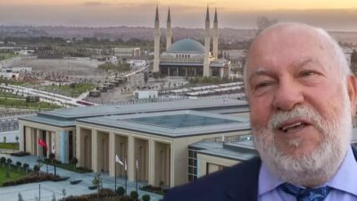 KKTC'li yazar Mete Hatay, ziyaret ettiği KKTC Cumhurbaşkanlığı Külliyesi'ne yapılan