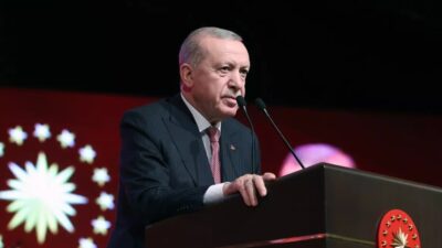 Cumhurbaşkanlığı Külliyesi'nde 29 Ekim Özel Programı'na katılan Başkan Erdoğan yaptığı