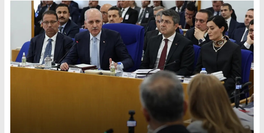 TBMM Başkanı Numan Kurtulmuş, İYİ Parti (İP)Genel Başkan Yardımcısı ve