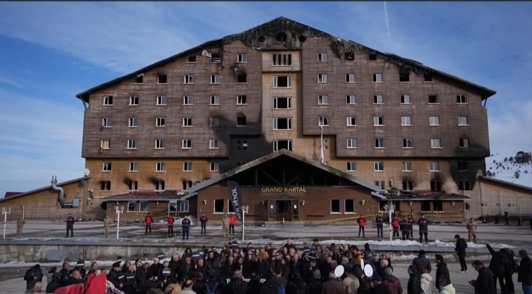 Bolu Kartalkaya Kayak Merkezi'nde 78 kişinin hayatını kaybettiği, 137 kişinin