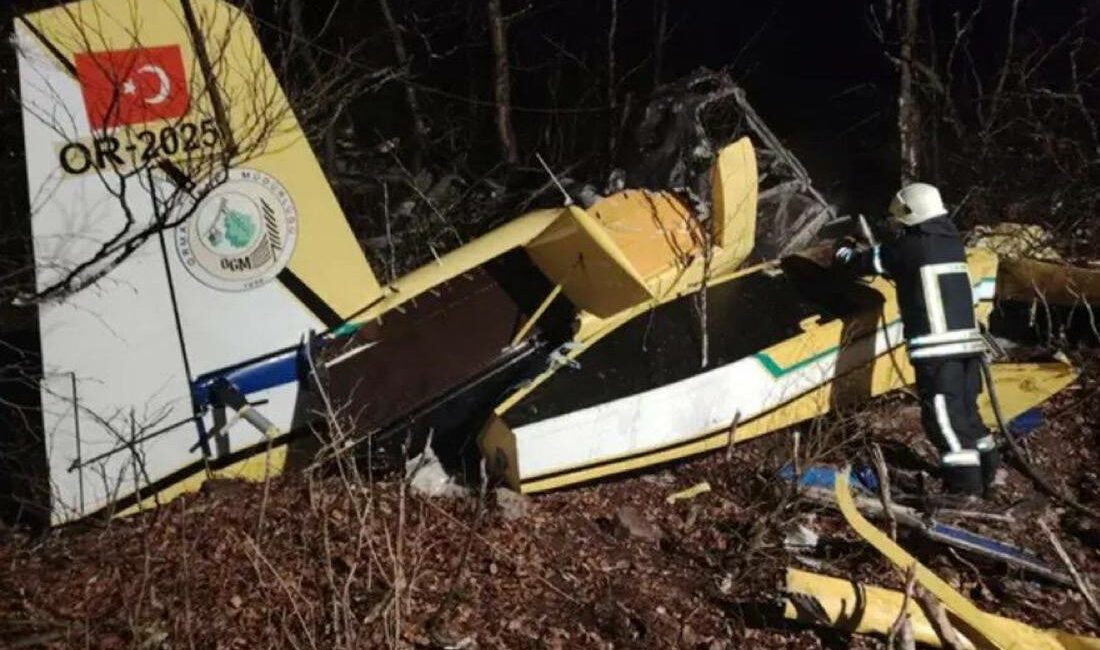 Hırvatistan’da bakımdan dönen Orman Genel Müdürlüğüne ait yangın söndürme uçağı