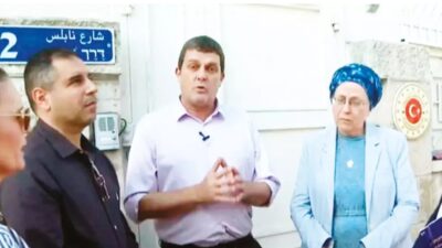 İsrail Yerleşim Bakanı Orit Strock, işgal altındaki Doğu Kudüs'te bulunan