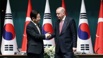 Başkan Erdoğan, Güney Kore Cumhurbaşkanı Lee Jae-myung ile ortak basın