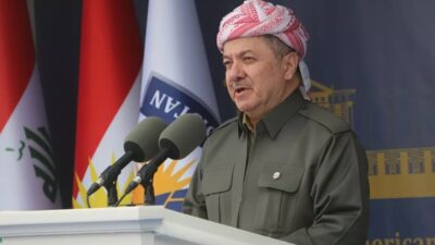 Irak KDP lideri Mesut Barzani, Şırnak'ta düzenlenen 4'üncü Uluslararası Melaye